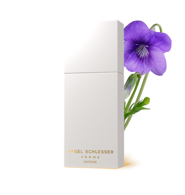 Angel Schlesser Parfums boccetta Femme Intense EDP con violetta