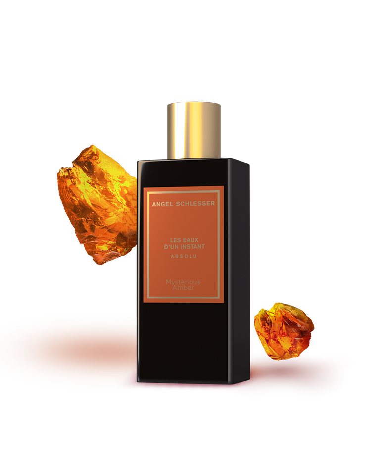 Angel Schlesser Parfums Mysterious Amber boccetta con nota olfattiva