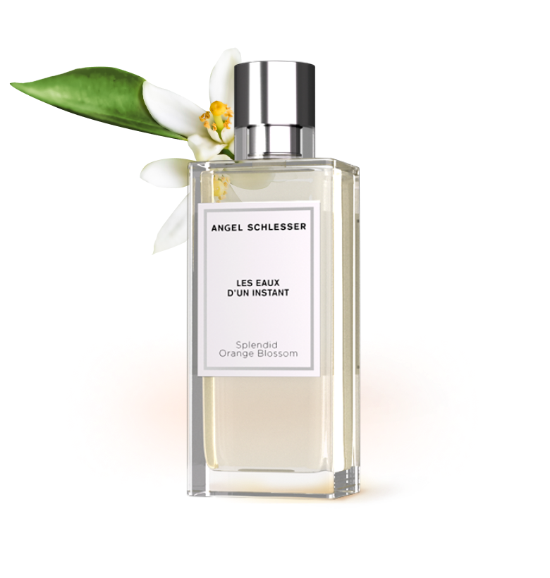 Angel Schlesser boccetta Splendid Orange Blossom con fiore d'arancio